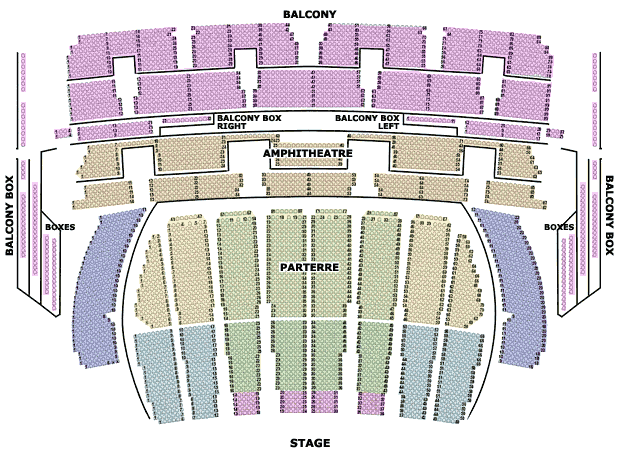 Kremlin Ballet Theatre - Hall Plan