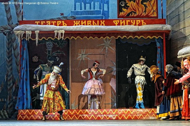 Ballets in one act: "Petrushka". "Grand Pas from the ballet Paquita".  (Classical Ballet) - BolshoiMoscow.com